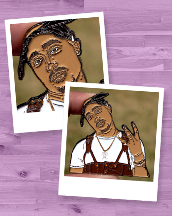 Dead Poets Series - All Eyez Pin